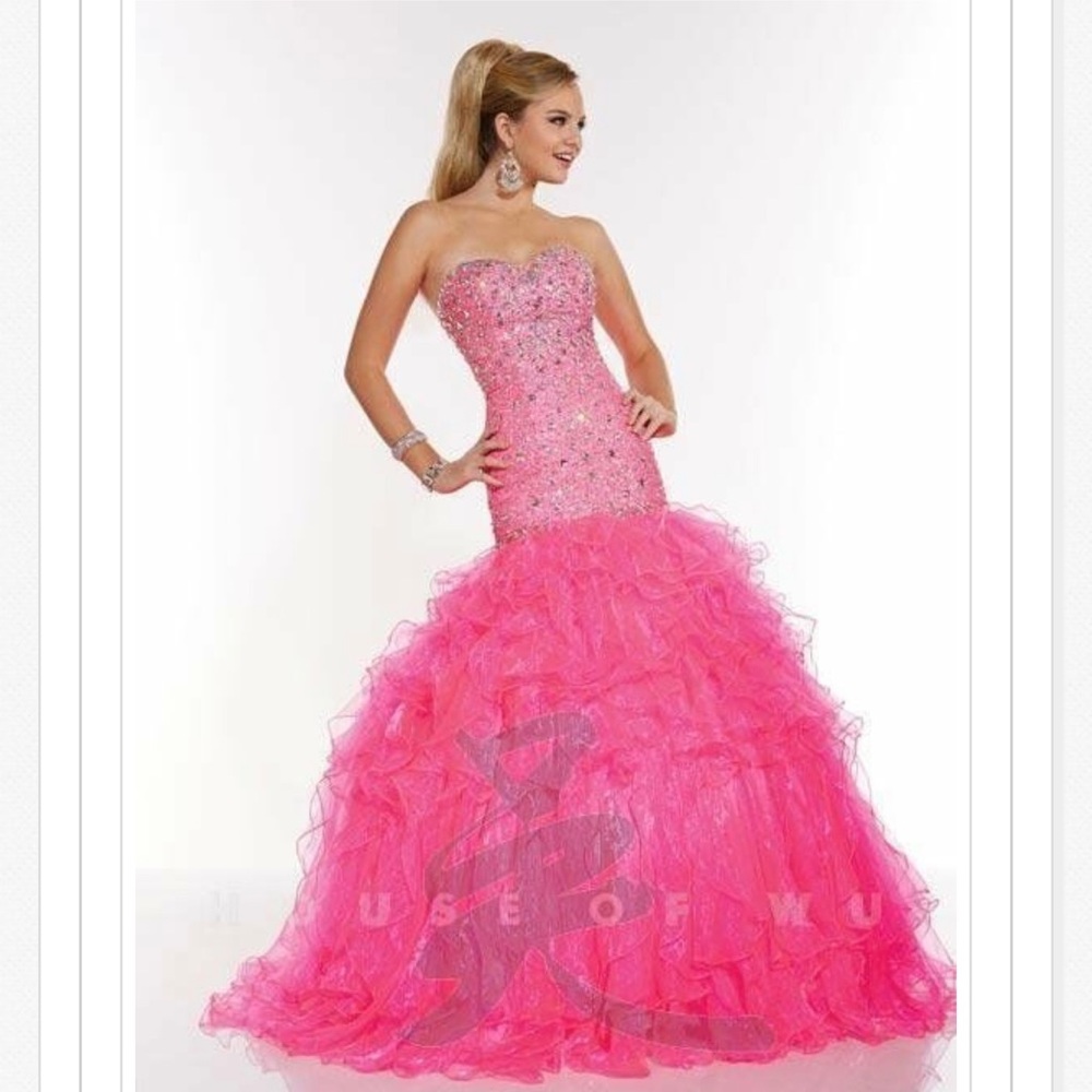 Tiffany Designs pink formal